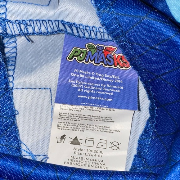 PJ MASKS CATBOY Light Up Halloween Costume Size Lg 4-6 - Picture 6 of 7